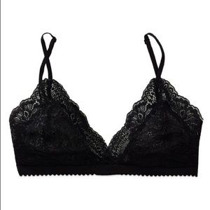{talula} black lace bralette